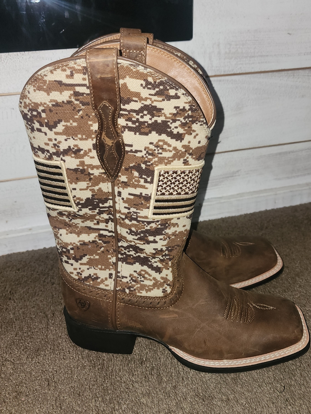 Ariat Brown Camouflage CNCPT Western Boots